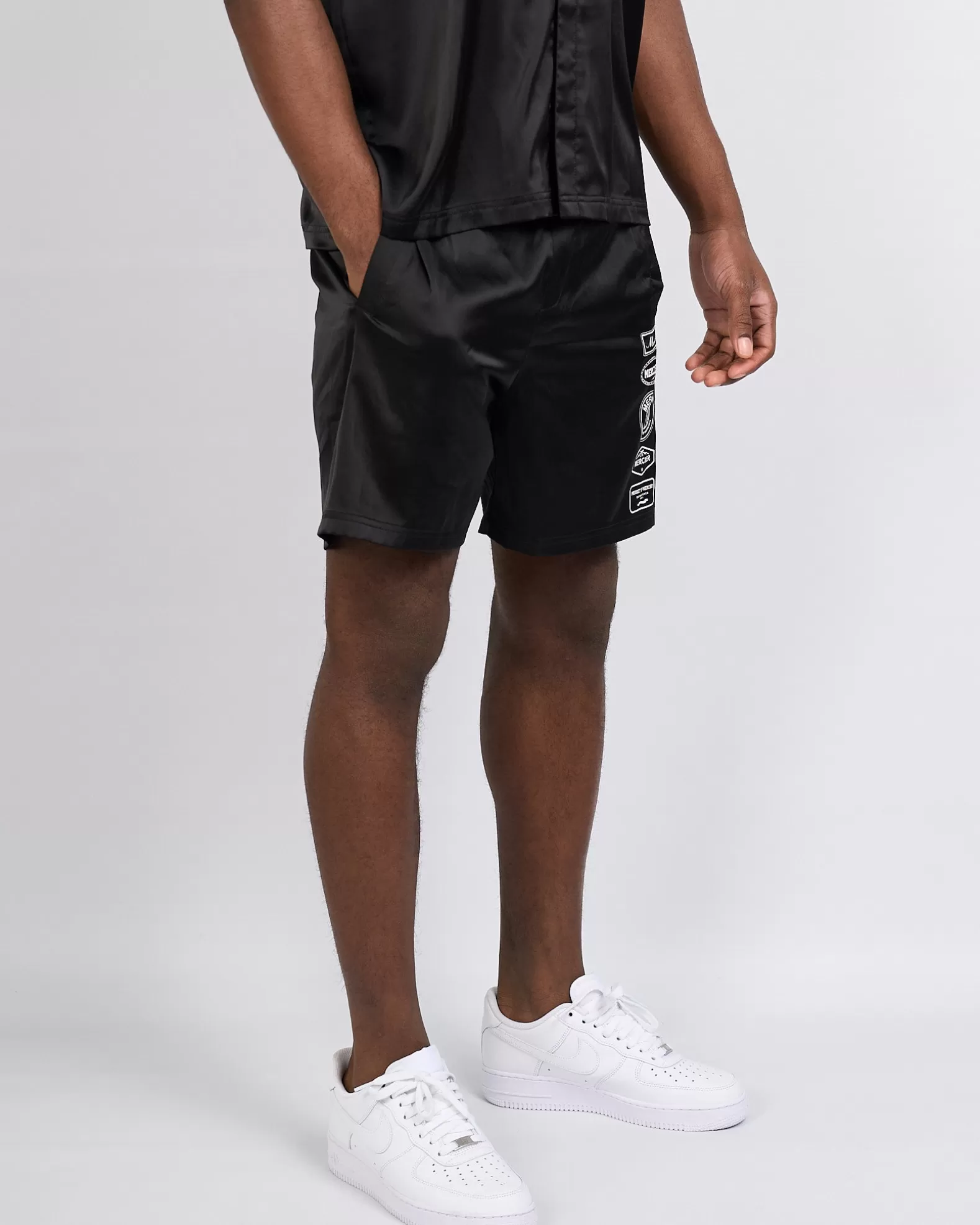 black__badge_resort_shorts_3.webp Best Sale Mercier Black 2.0 Badge Resort Shorts