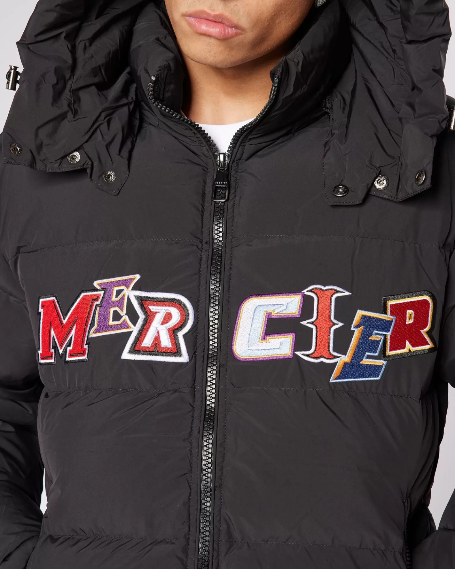 black_anonymous_puffer_jacket_2.webp Sale Mercier Black Anonymous Puffer Jacket