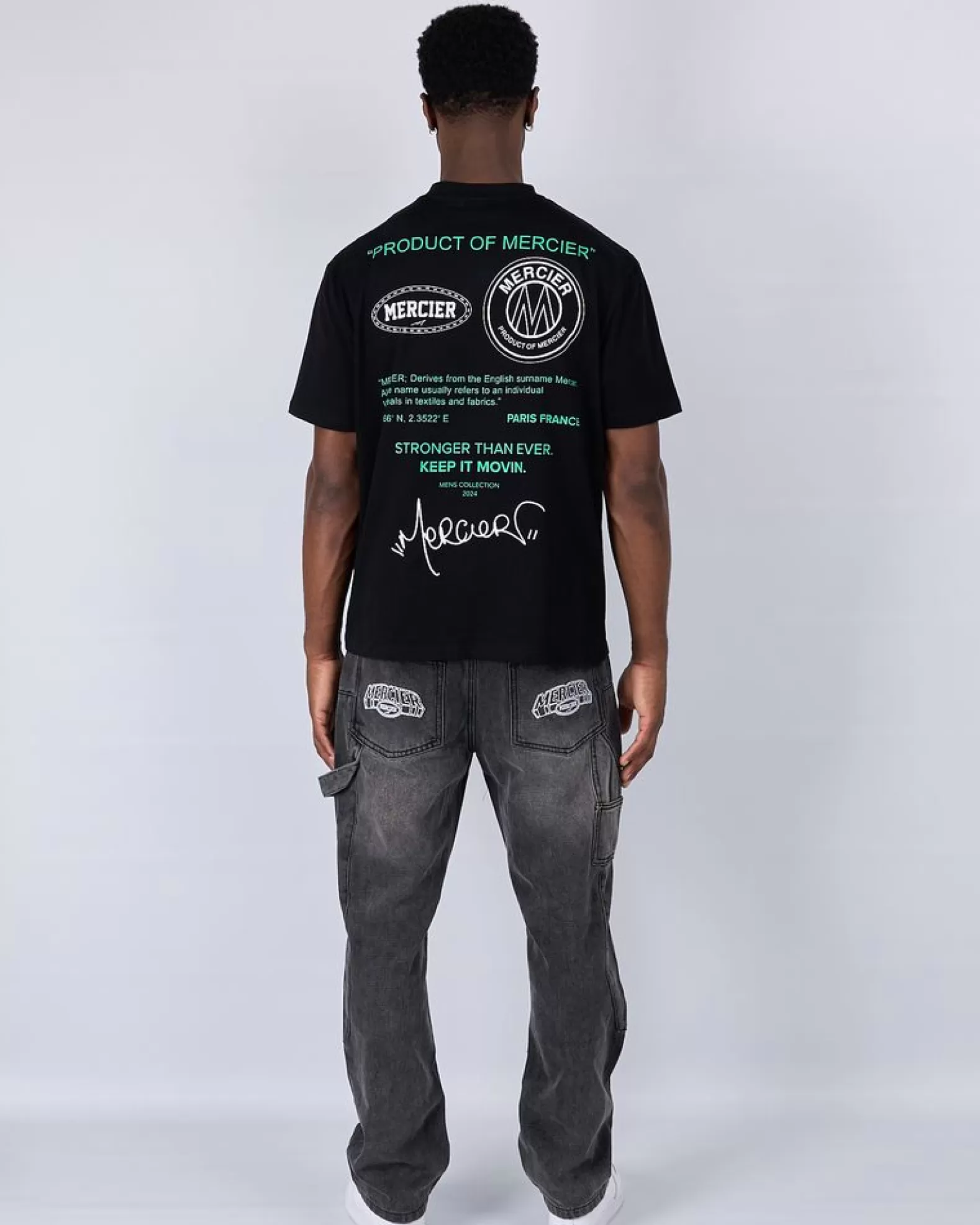 black_green_caruso_relaxed_tshirt_3.webp Store Mercier Black Green Caruso Relaxed Tshirt