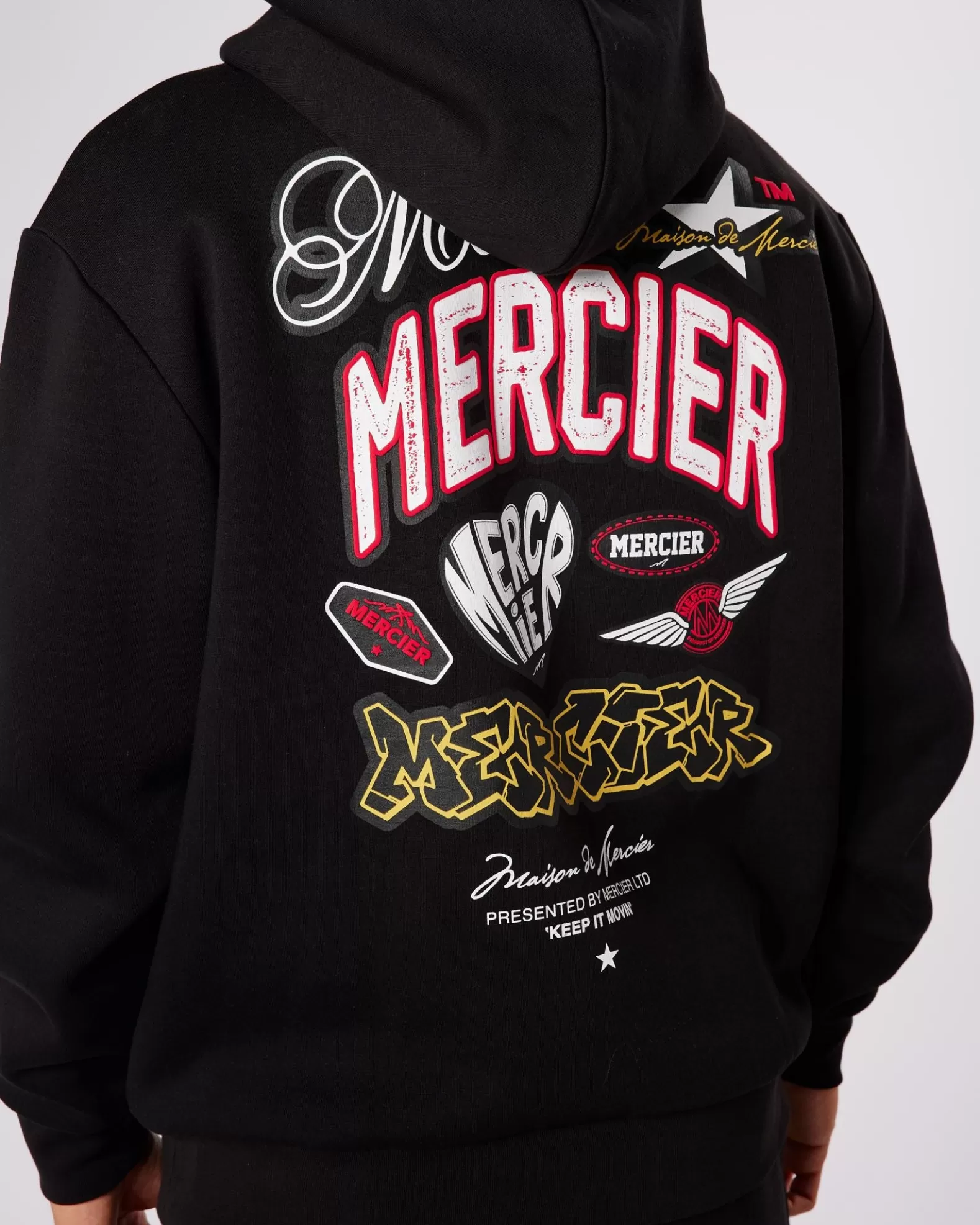 black_mercier_guerrilla_hoodie_3.webp Store Mercier Black Guerrilla Hoodie
