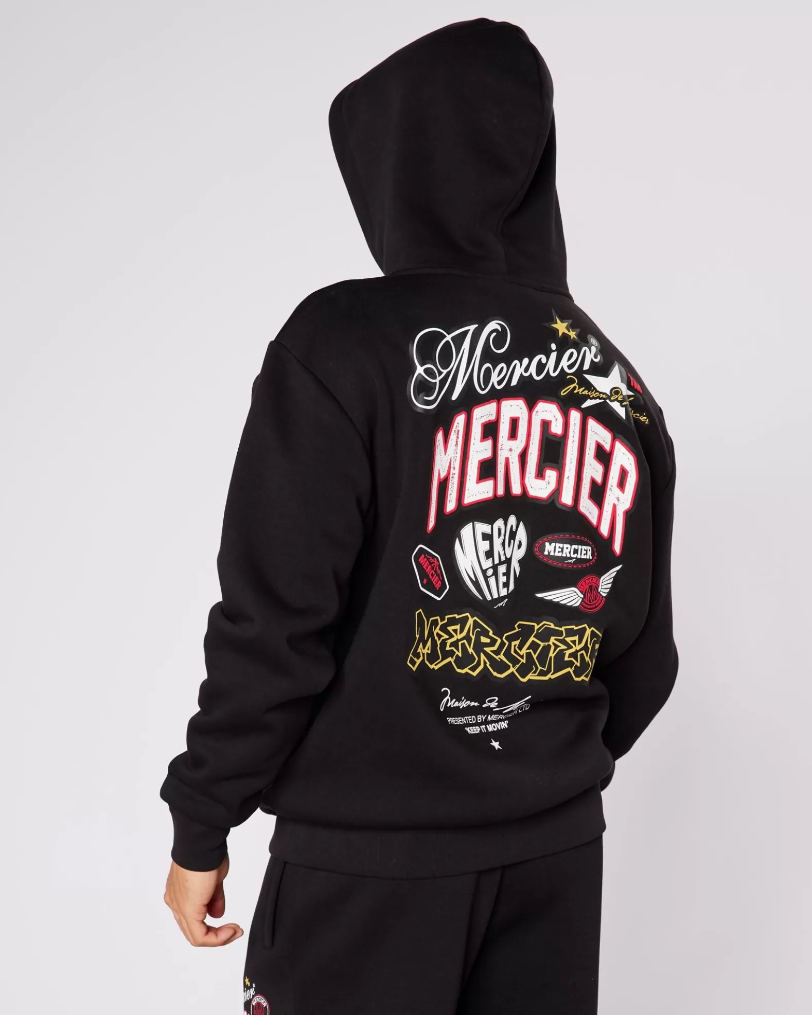 black_mercier_guerrilla_hoodie_4.webp Store Mercier Black Guerrilla Hoodie