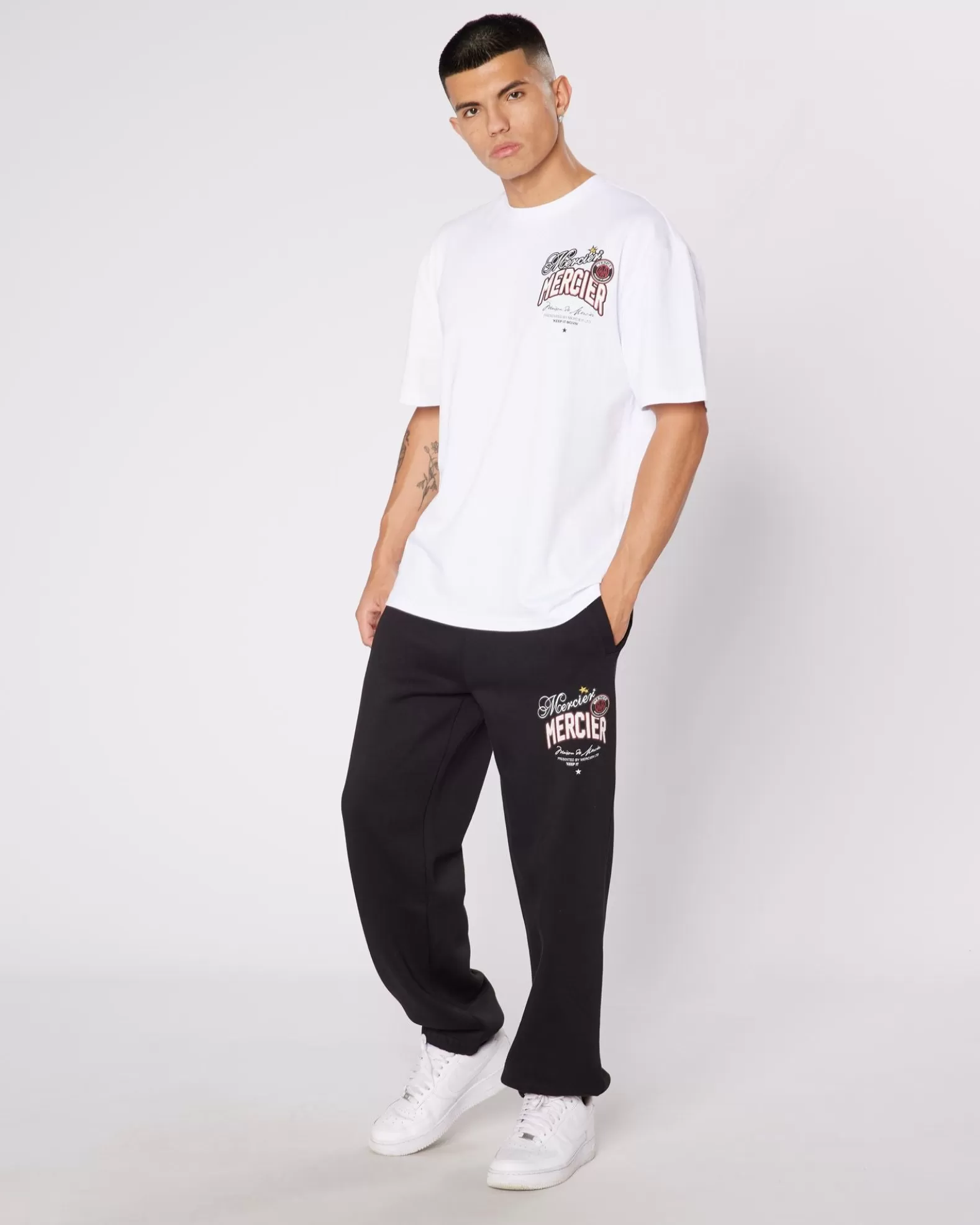 black_mercier_guerrilla_joggers_4.webp Shop Mercier Black Guerrilla Joggers