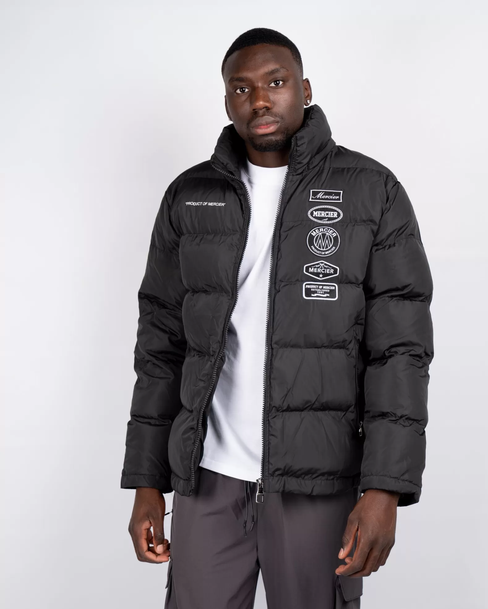 black_mercier_mono_hybrid_jacket_2.webp Outlet Mercier Black Mono Hybrid Jacket