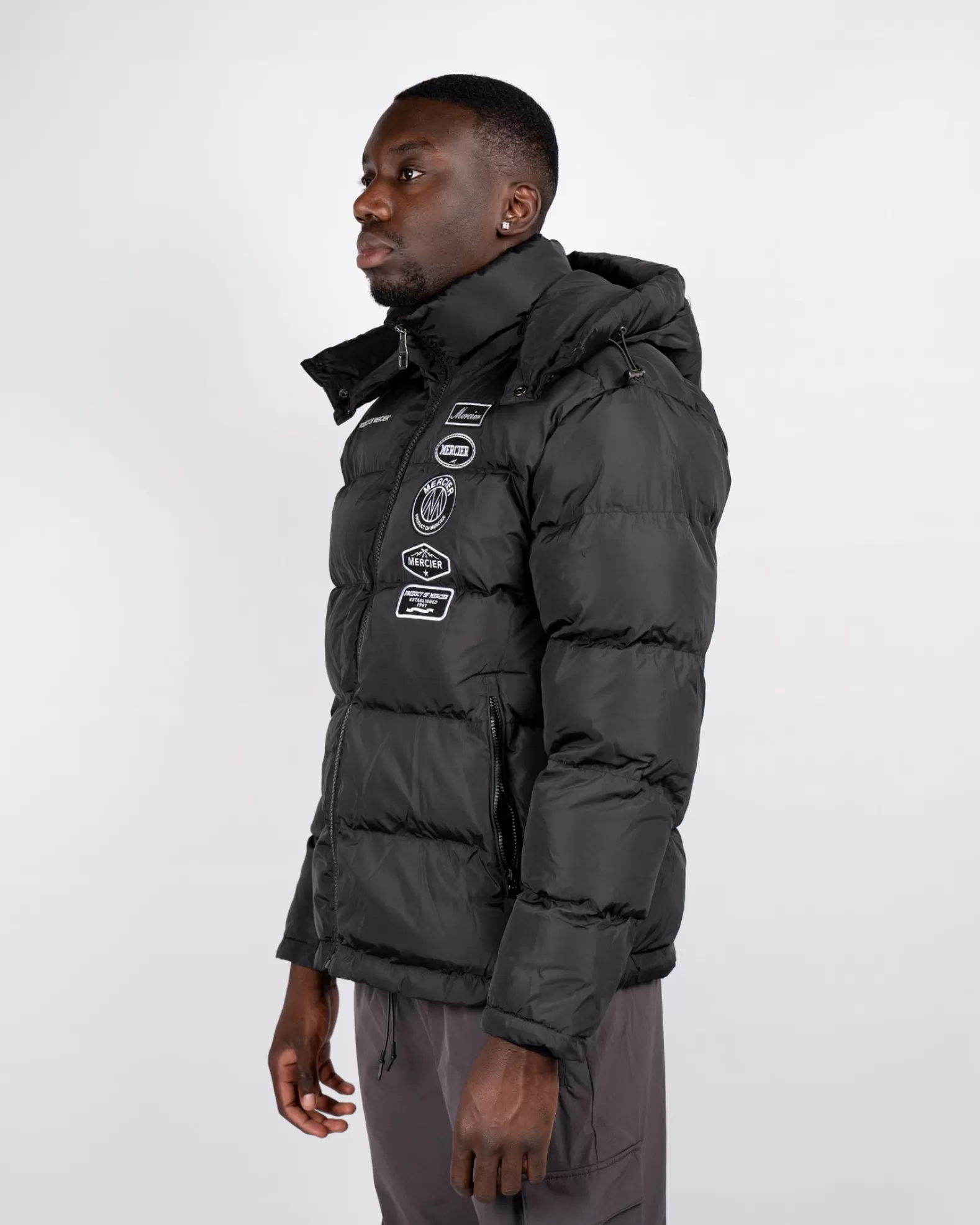 black_mercier_mono_hybrid_jacket_3.webp Outlet Mercier Black Mono Hybrid Jacket