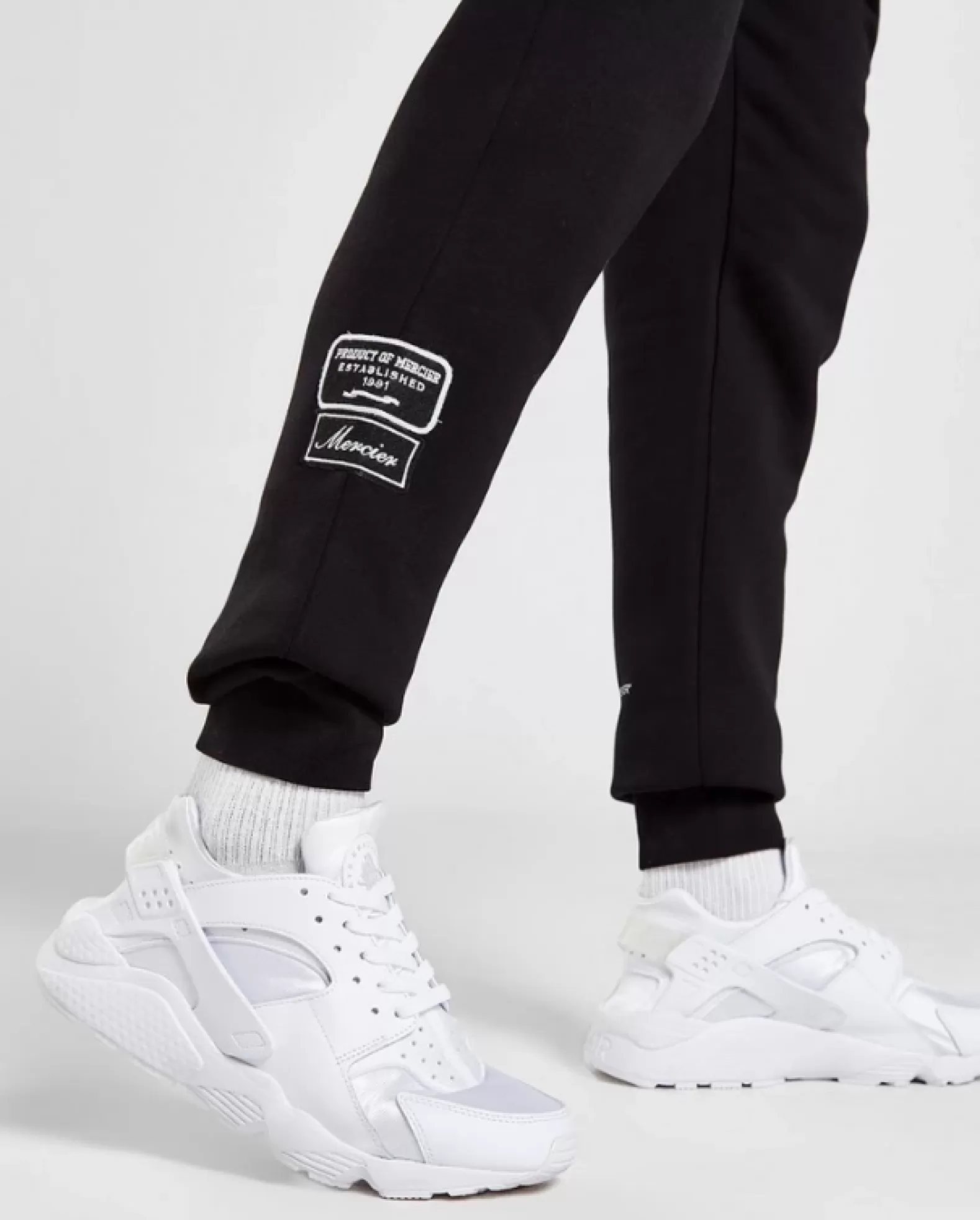 black_mono_badge_joggers_4.webp Clearance Mercier Black Mono Badge Joggers