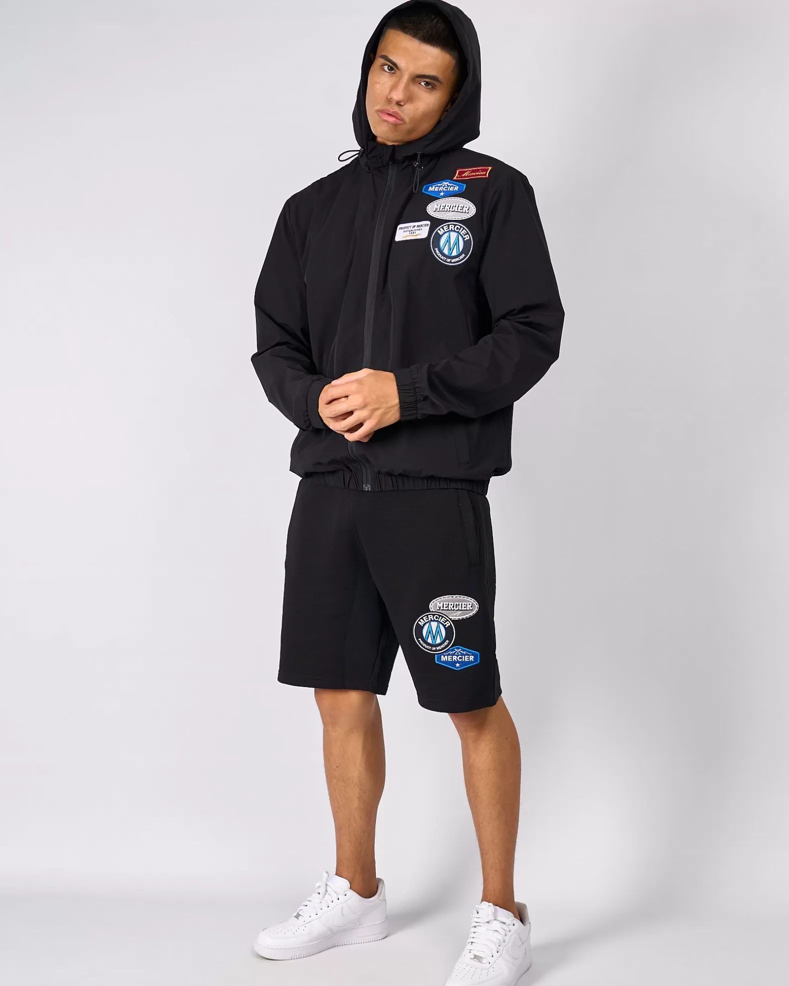 black_og_mercier_badge_shorts_2.webp Clearance Mercier Black OG Badge Shorts