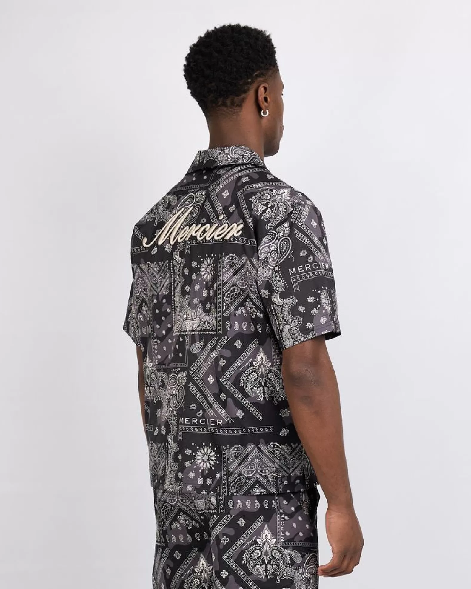 black_paisley_resort_shirt_3.webp Sale Mercier Black Paisley Resort Shirt