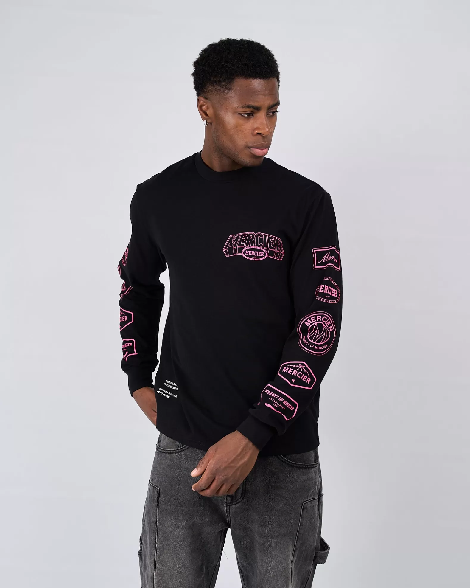 black_pink_compton_long_sleeve_tshirt_4.webp Hot Mercier Black Pink Compton Long Sleeve Tshirt