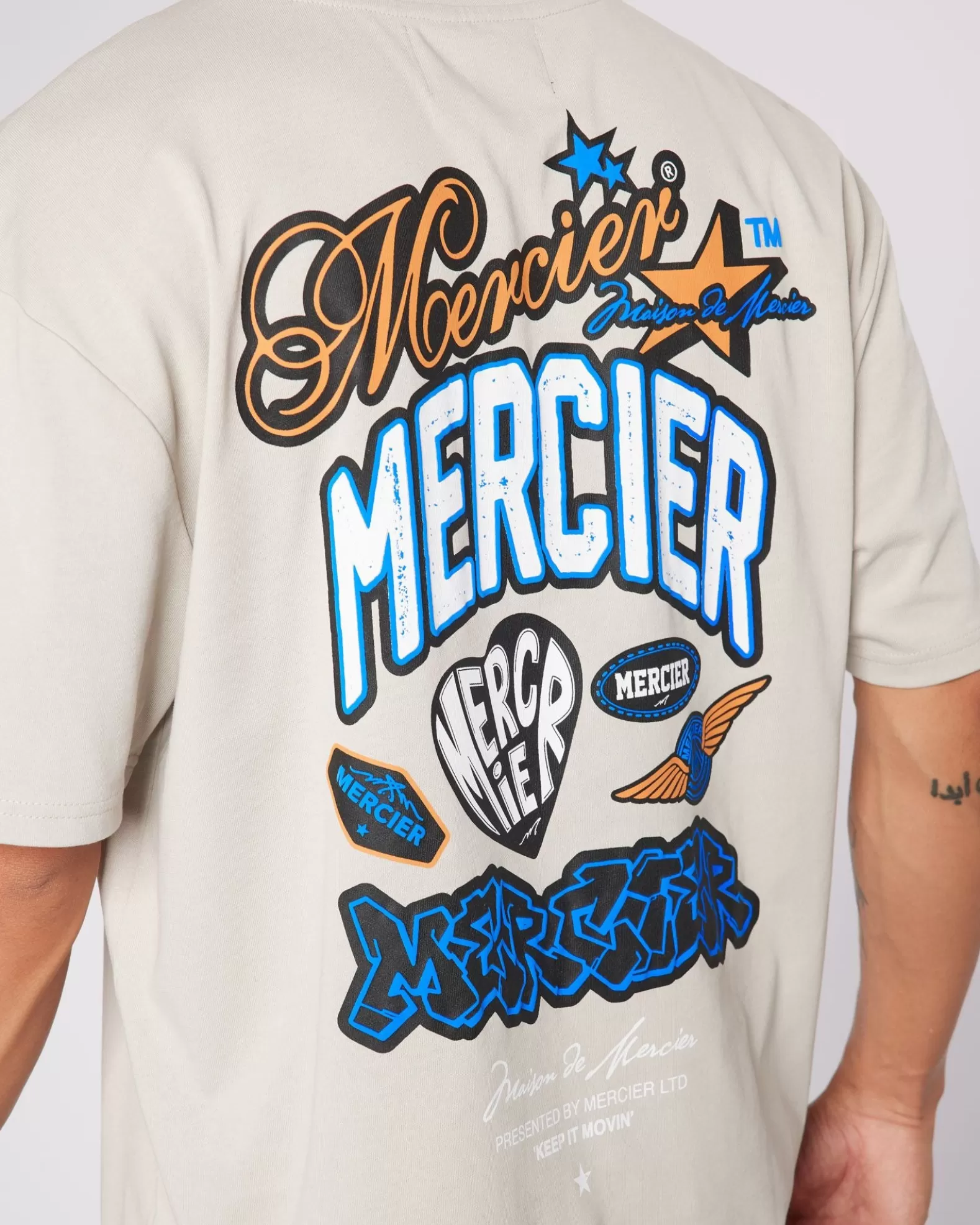 ecru_mercier_guerrilla_tshirt_3.webp Best Mercier Ecru Guerrilla Tshirt