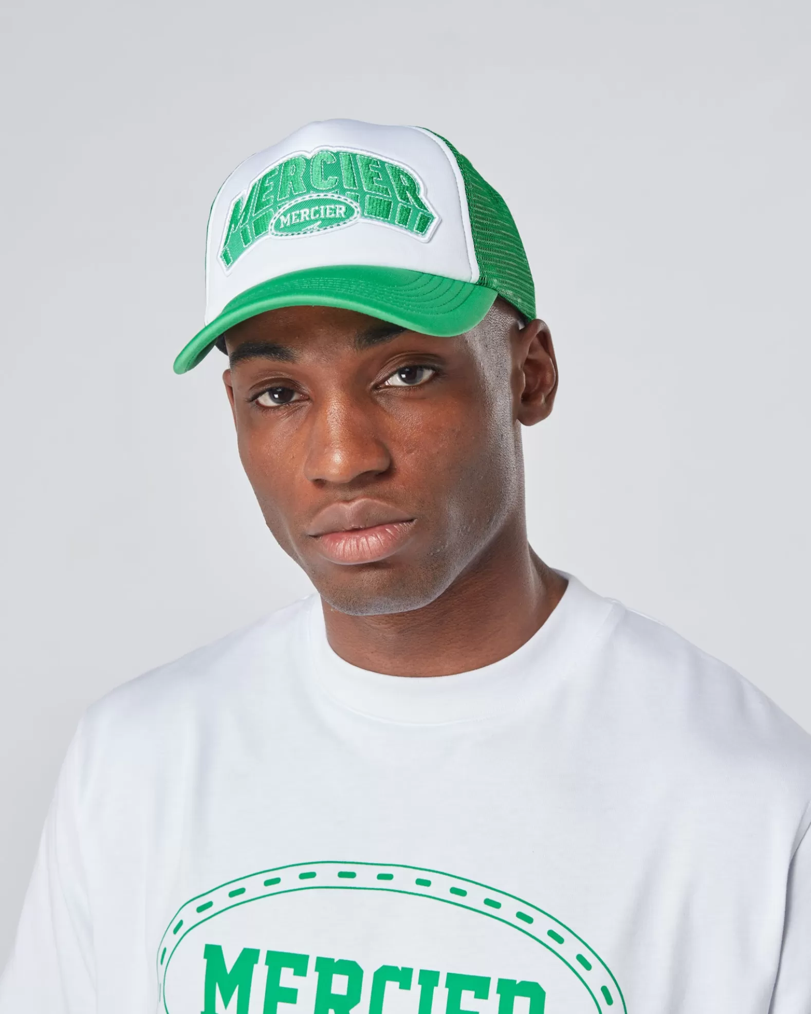 green_white_court_foam_trucker_3.webp Flash Sale Mercier Green White Court Foam Trucker
