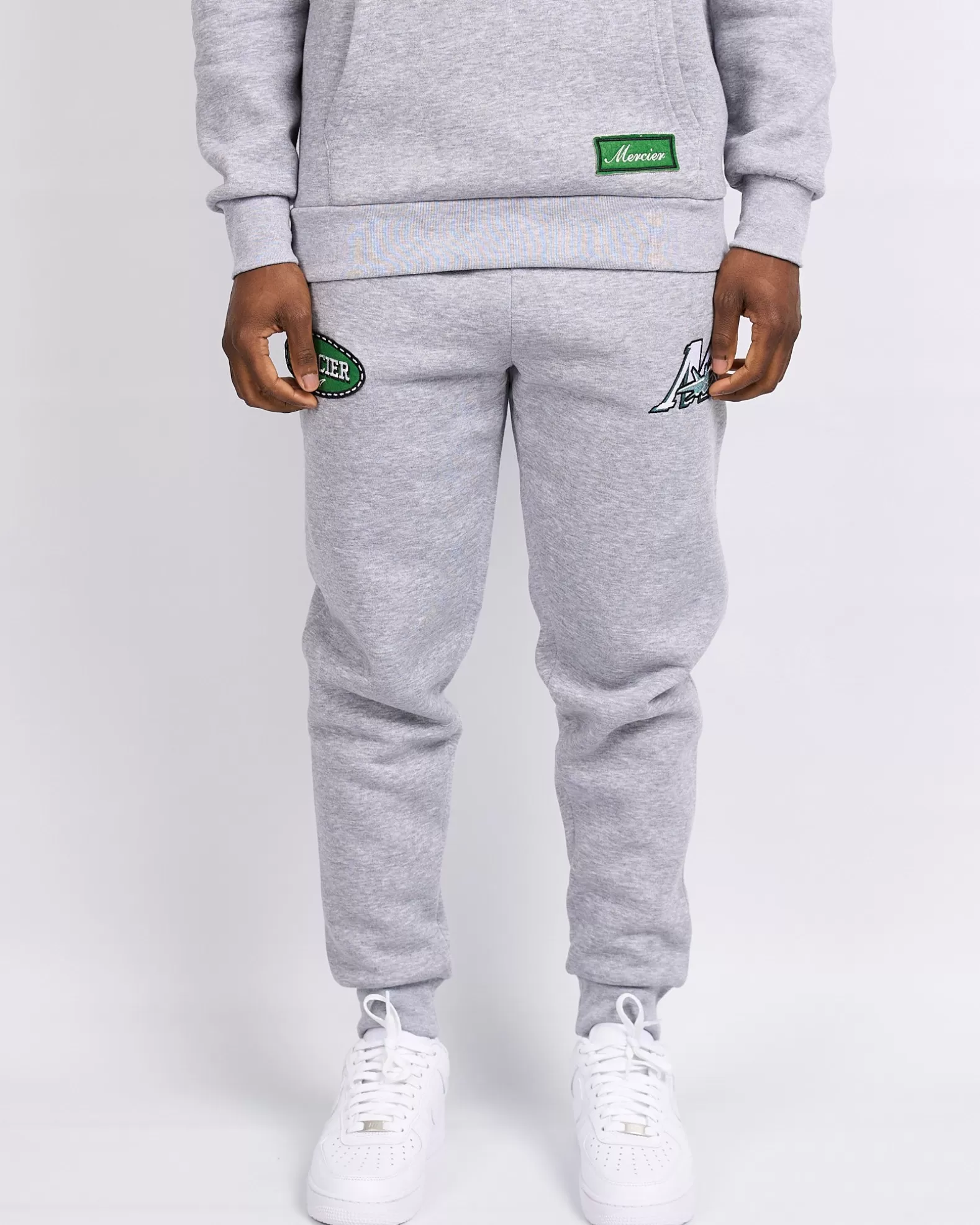 grey_marl_empire_mercier_joggers_2.webp Shop Mercier Grey Marl Empire Joggers