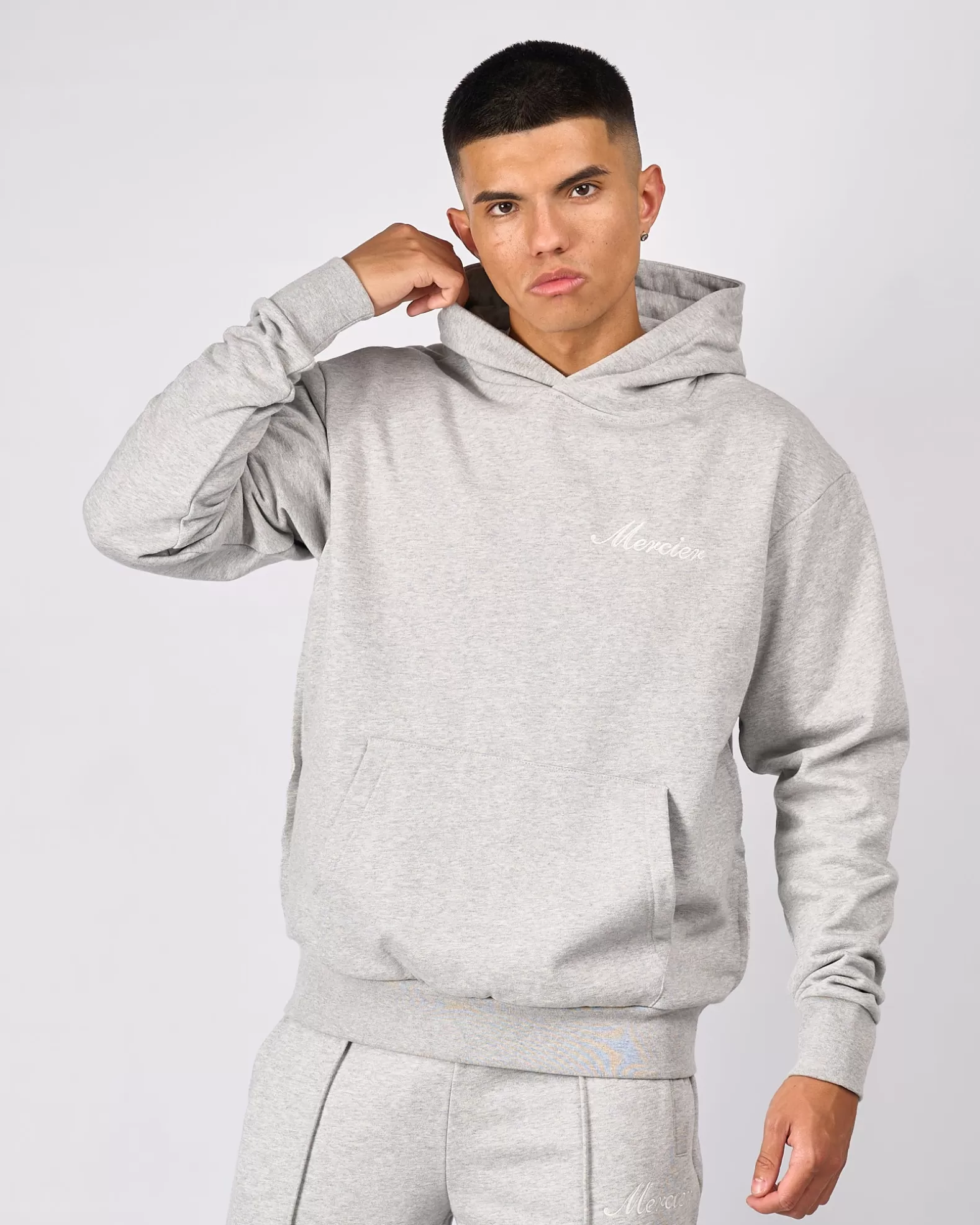 grey_marl_mercier_authenticity_hoodie_3.webp Flash Sale Mercier Grey Marl Authenticity Hoodie