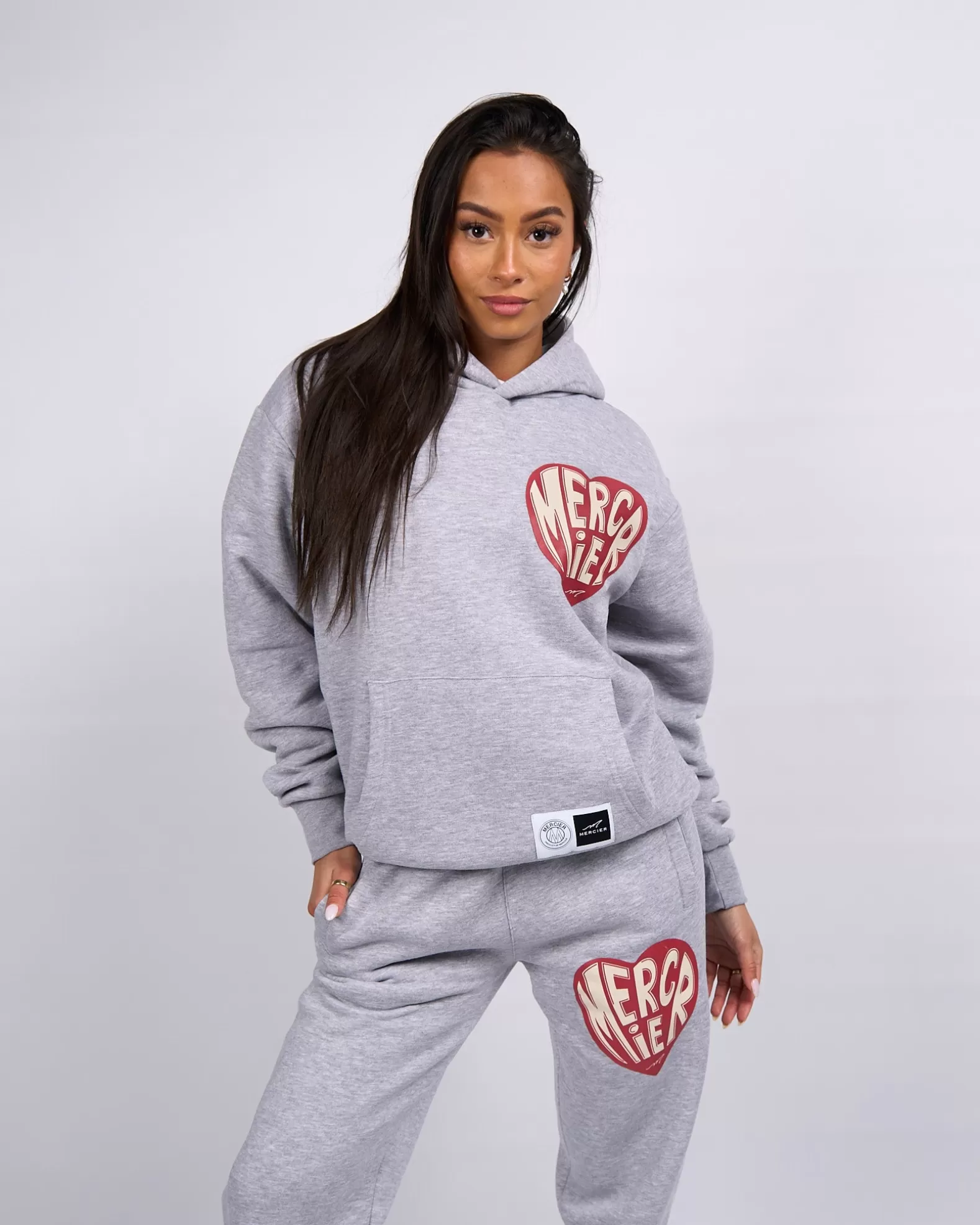 grey_marl_mercier_heart_hoodie_3.webp Hot Mercier Grey Marl Heart Hoodie