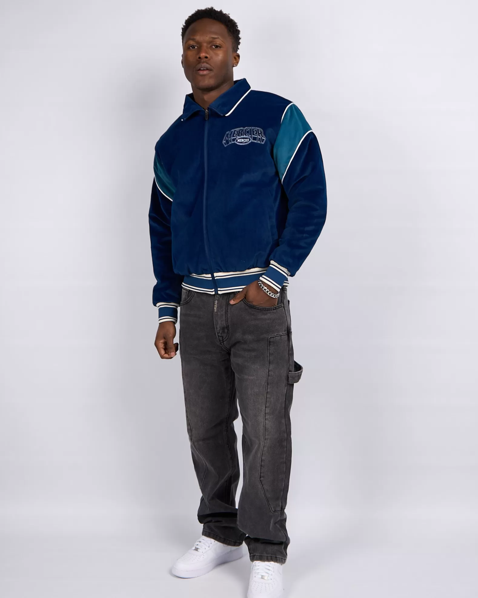 navy_mercier_court_velour_track_top_2.webp Fashion Mercier Navy Court Velour Track Top
