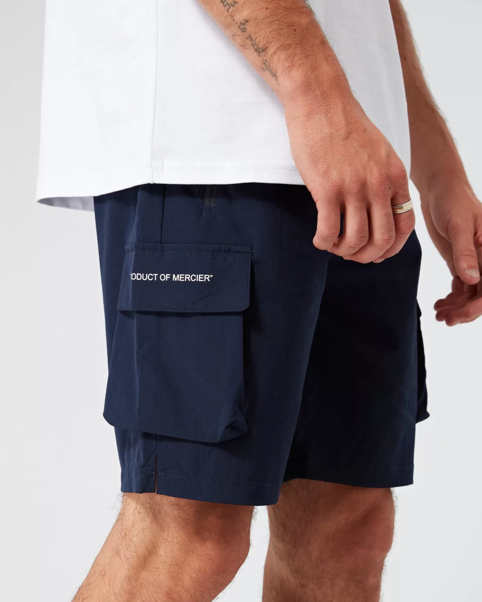 navy_og_badge_cargo_shorts_5.webp Online Mercier Navy OG Badge Cargo Shorts