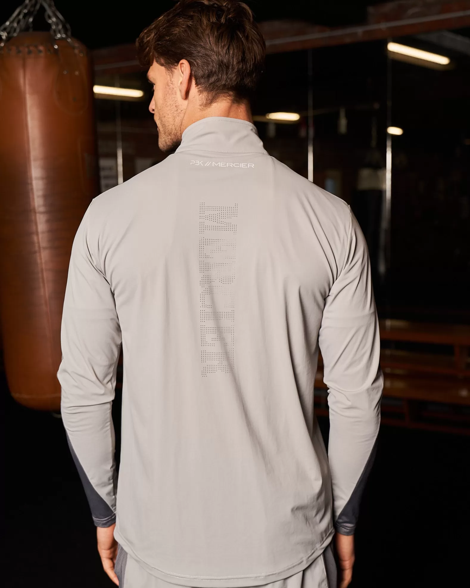 pbkmercier_performance__long_sleeve_grey_2.webp Store Mercier PBK// Performance 1/4 Long sleeve Grey