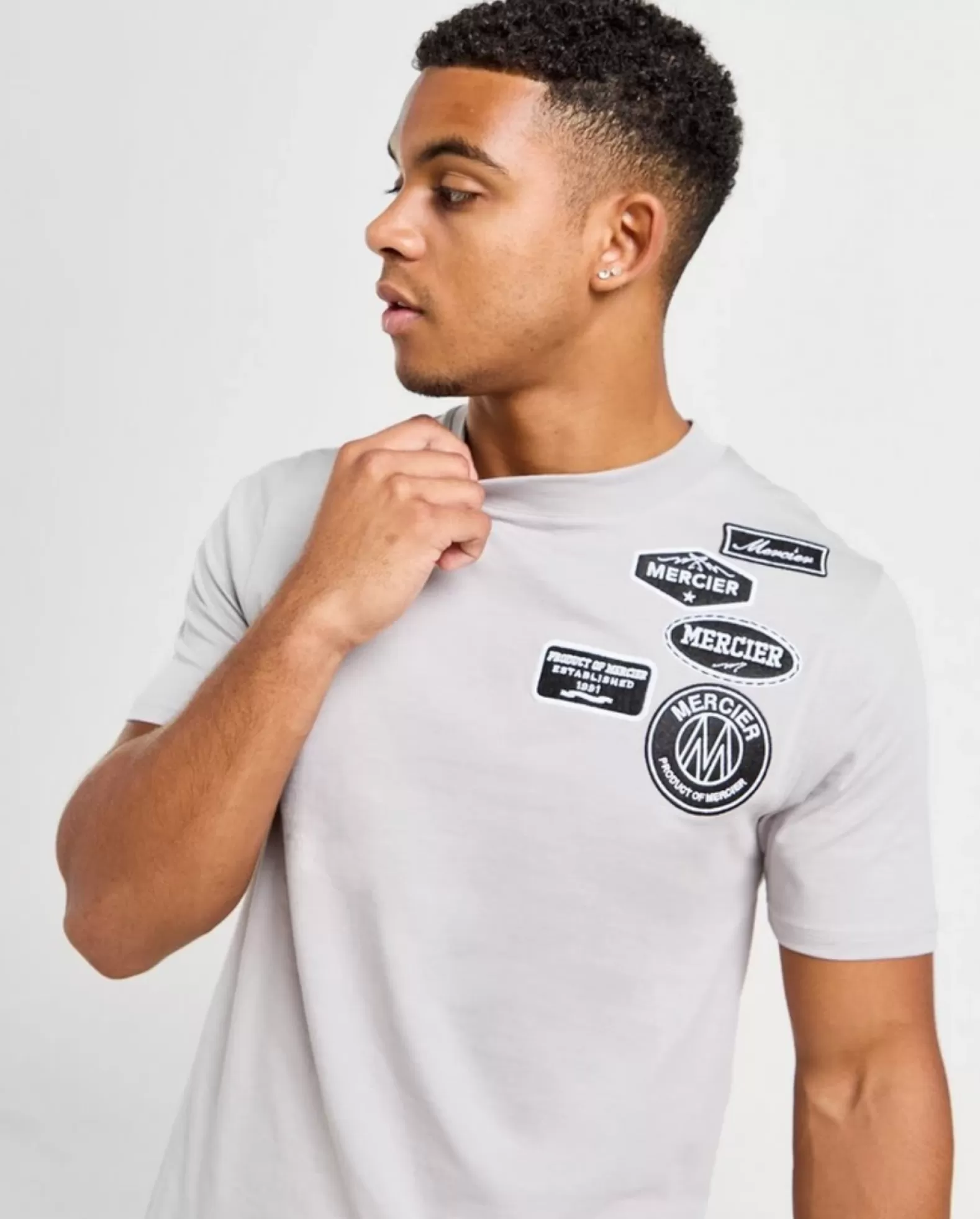 pebble_grey_mono_badge_tshirt_3.webp Cheap Mercier Pebble Grey Mono Badge Tshirt