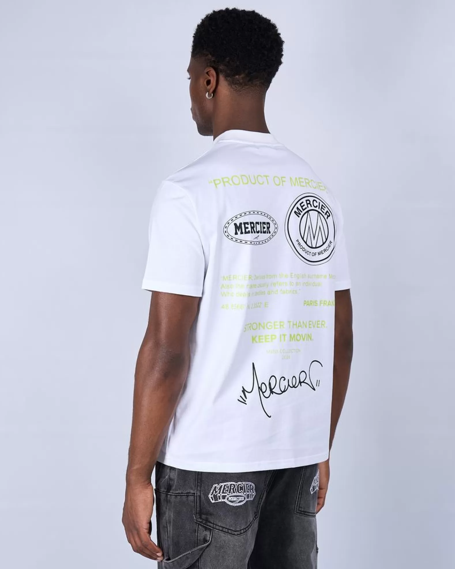 white_green_caruso_relaxed_tshirt_2.webp Hot Mercier White Green Caruso Relaxed Tshirt