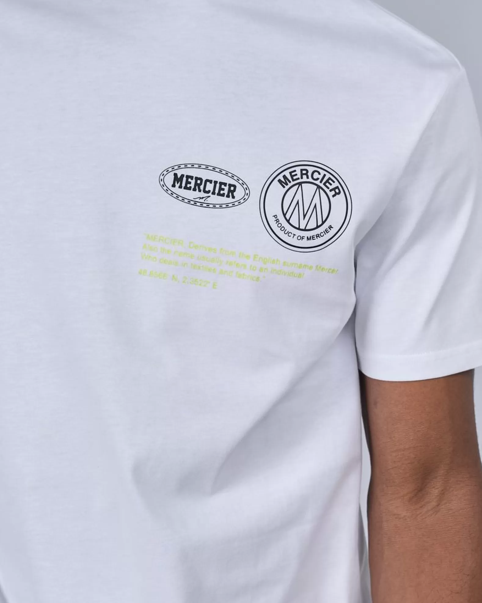 white_green_caruso_relaxed_tshirt_3.webp Hot Mercier White Green Caruso Relaxed Tshirt