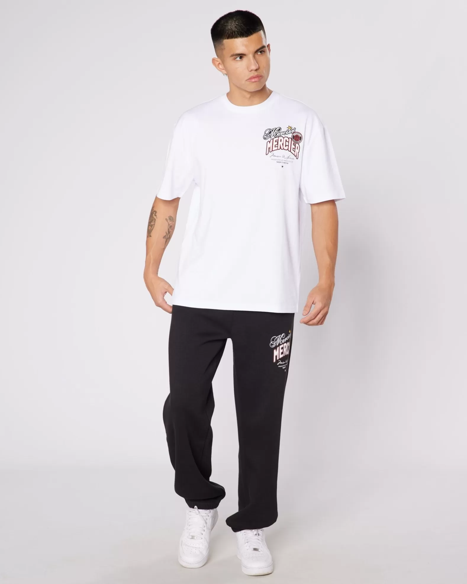 white_mercier_guerrilla_tshirt_2.webp Shop Mercier White Guerrilla Tshirt