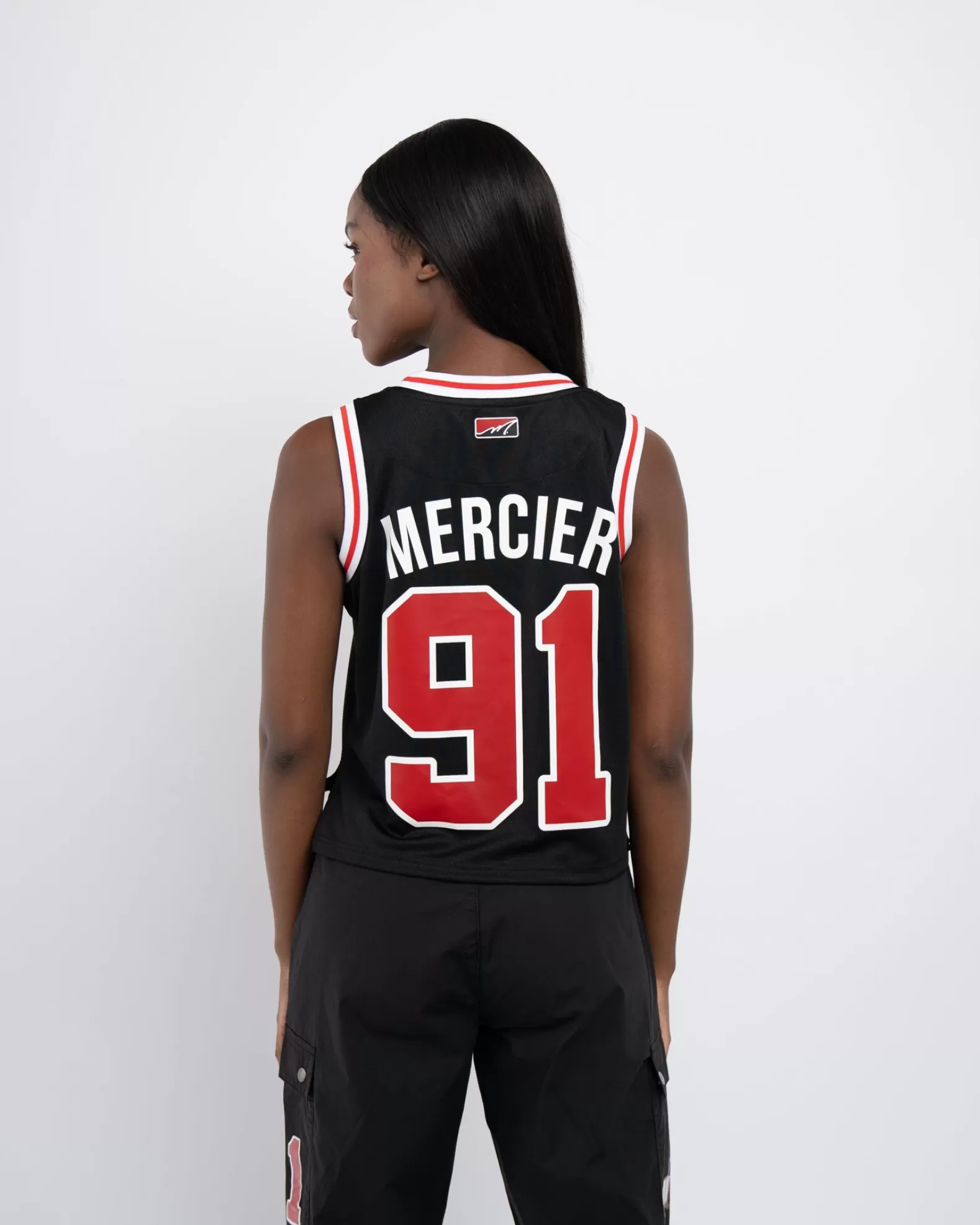 womens_black_crawford_basketball_vest_4.webp Sale Mercier Womens Black Crawford Basketball Vest