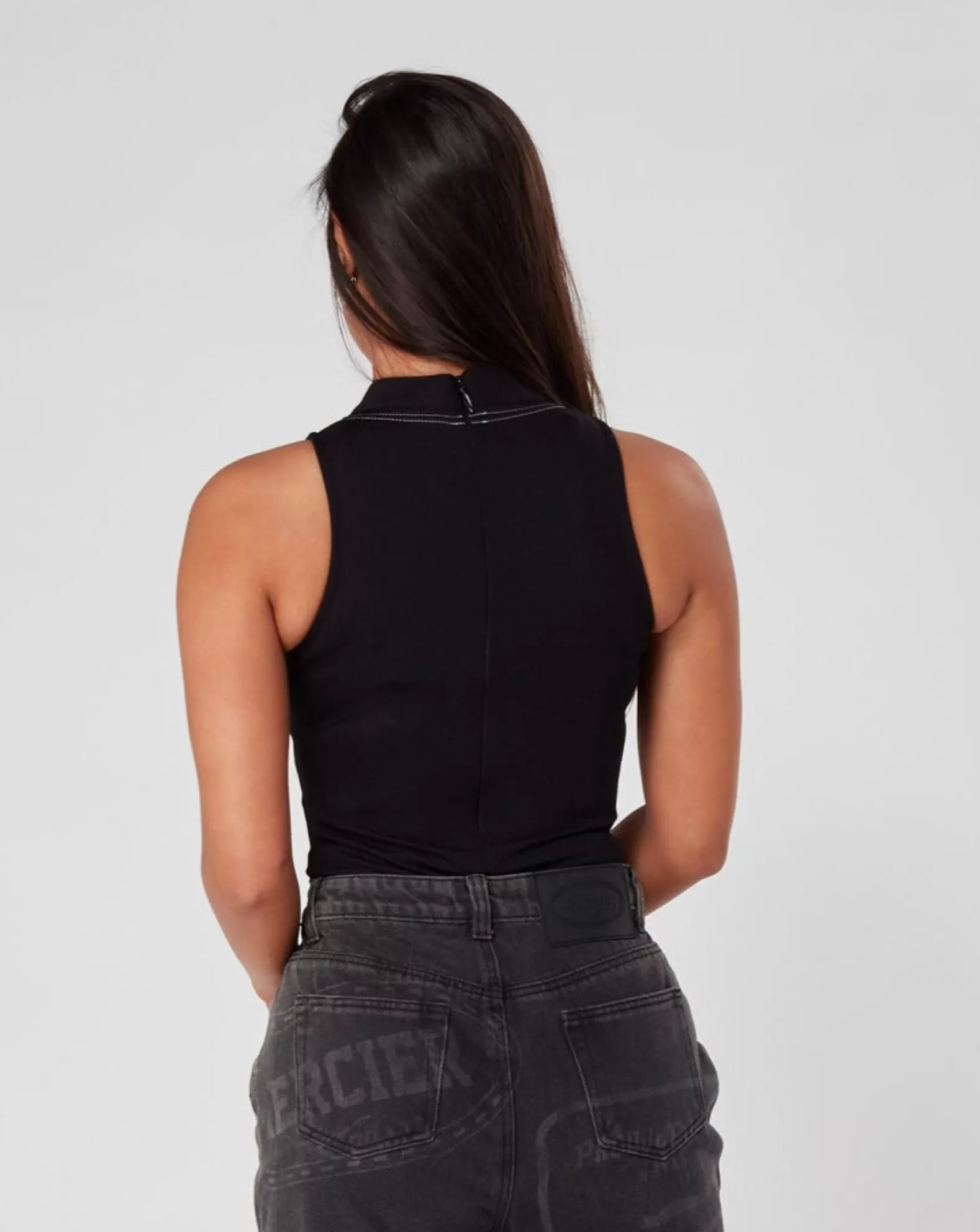 womens_black_maison_stitch_bodysuit_3.webp Best Mercier Womens Black Maison Stitch Bodysuit