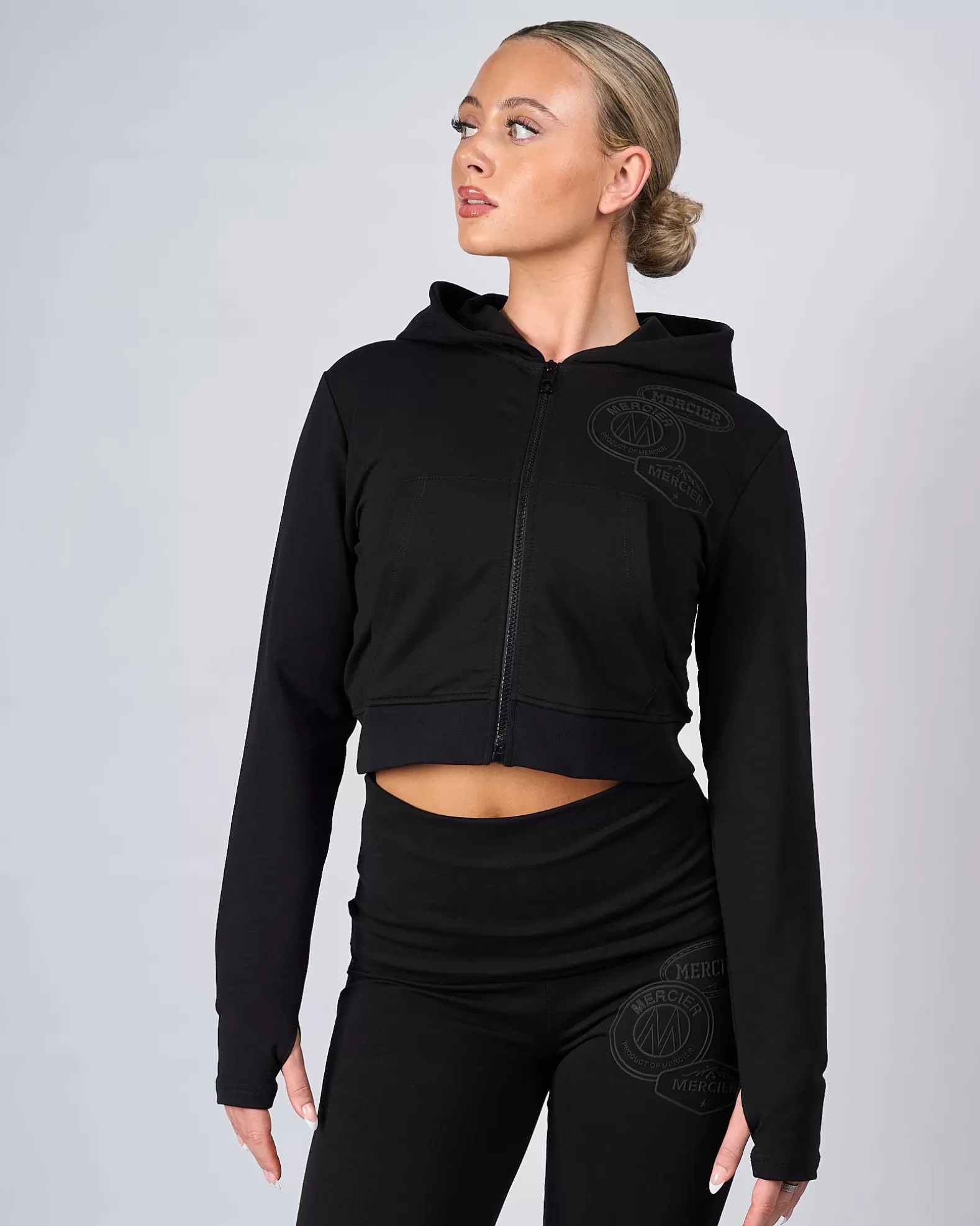 womens_black_og_yoga_zip_up_2.webp Outlet Mercier Womens Black OG Yoga Zip Up