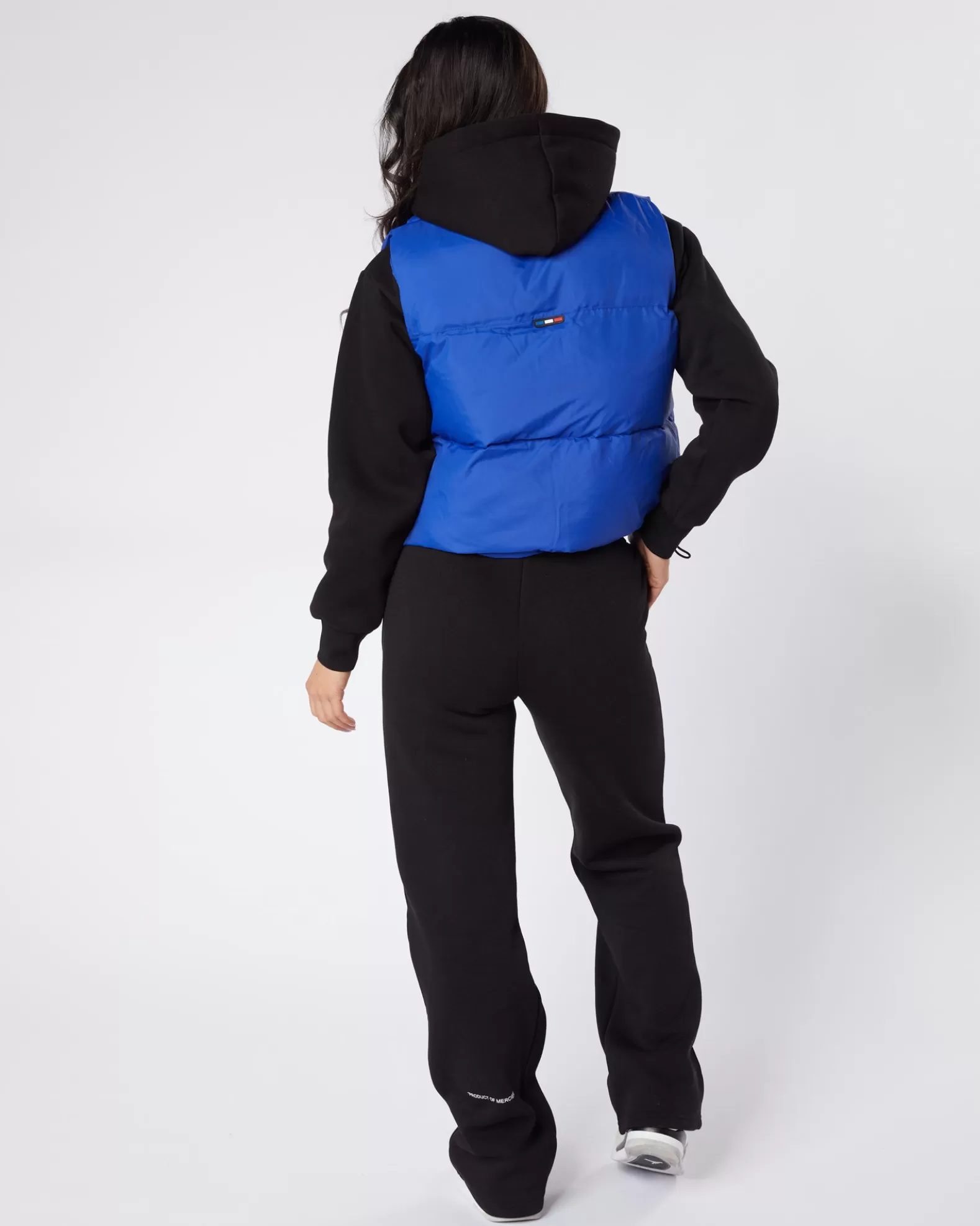 womens_cobalt_tonal_badge_gilet_2.webp Sale Mercier Womens Cobalt Tonal Badge Gilet