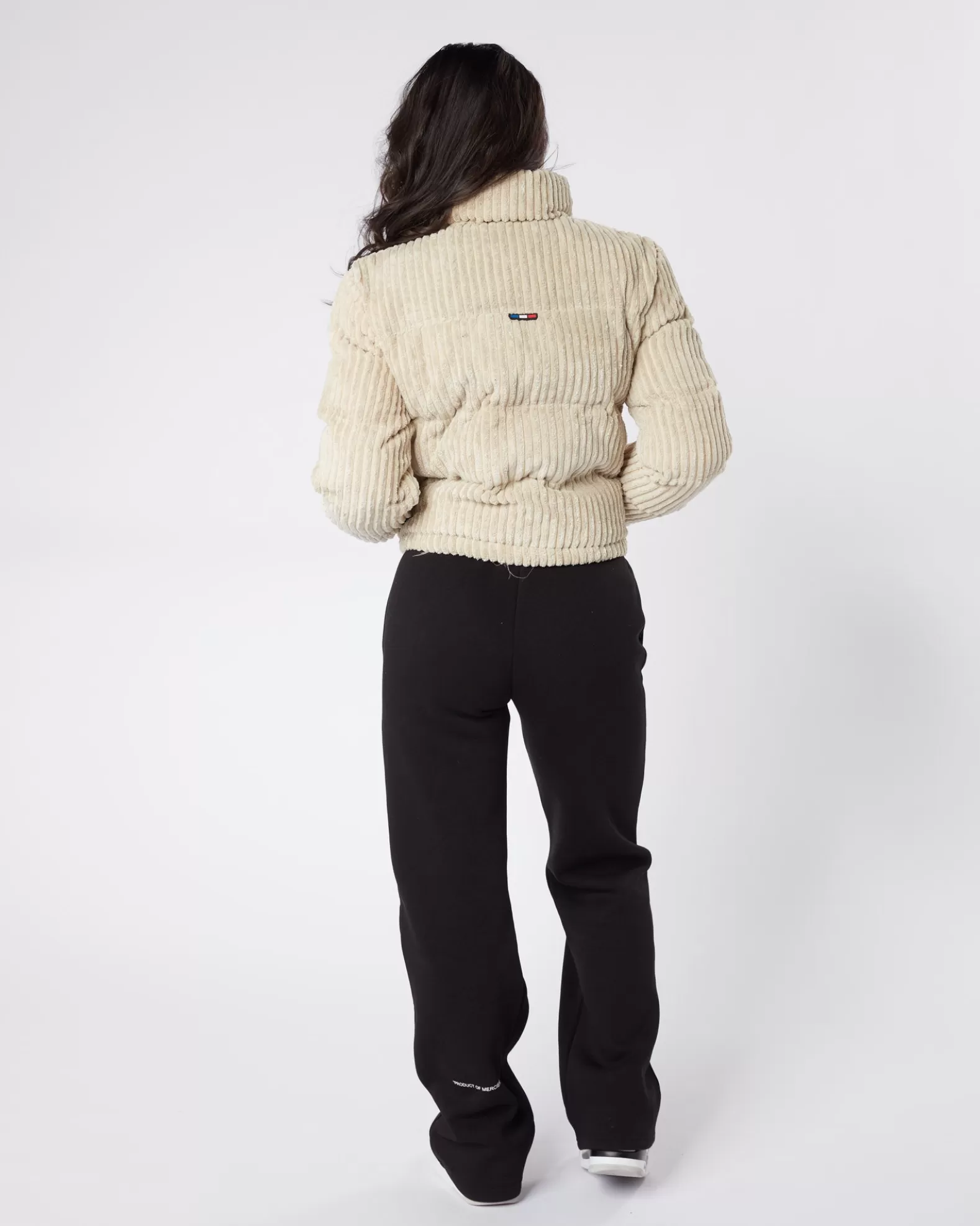 womens_cord_beige_og_badge_jacket_3.webp Outlet Mercier Womens Cord Beige OG Badge Jacket