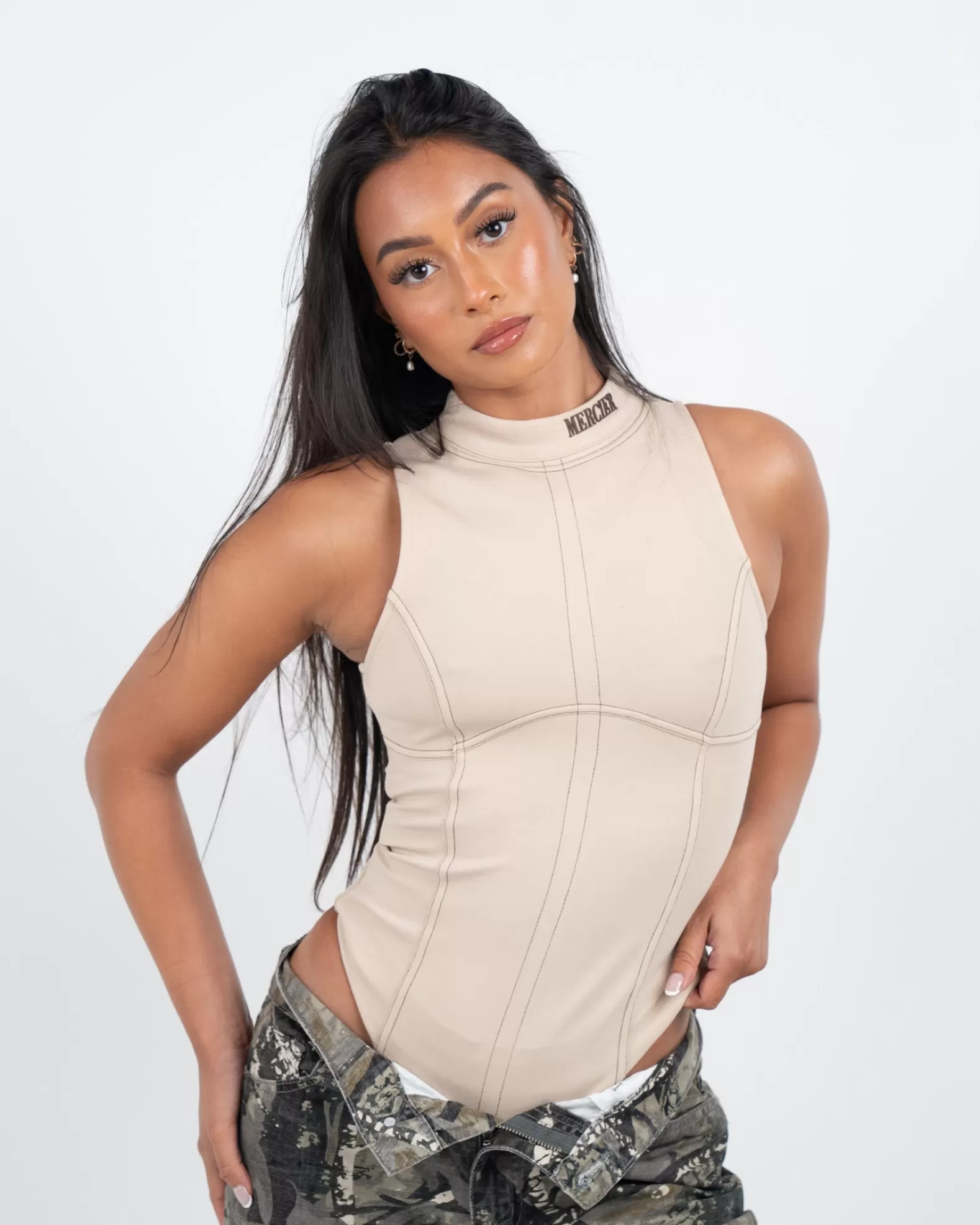 womens_ecru_maison_stitch_bodysuit_4.webp Cheap Mercier Womens Ecru Maison Stitch Bodysuit