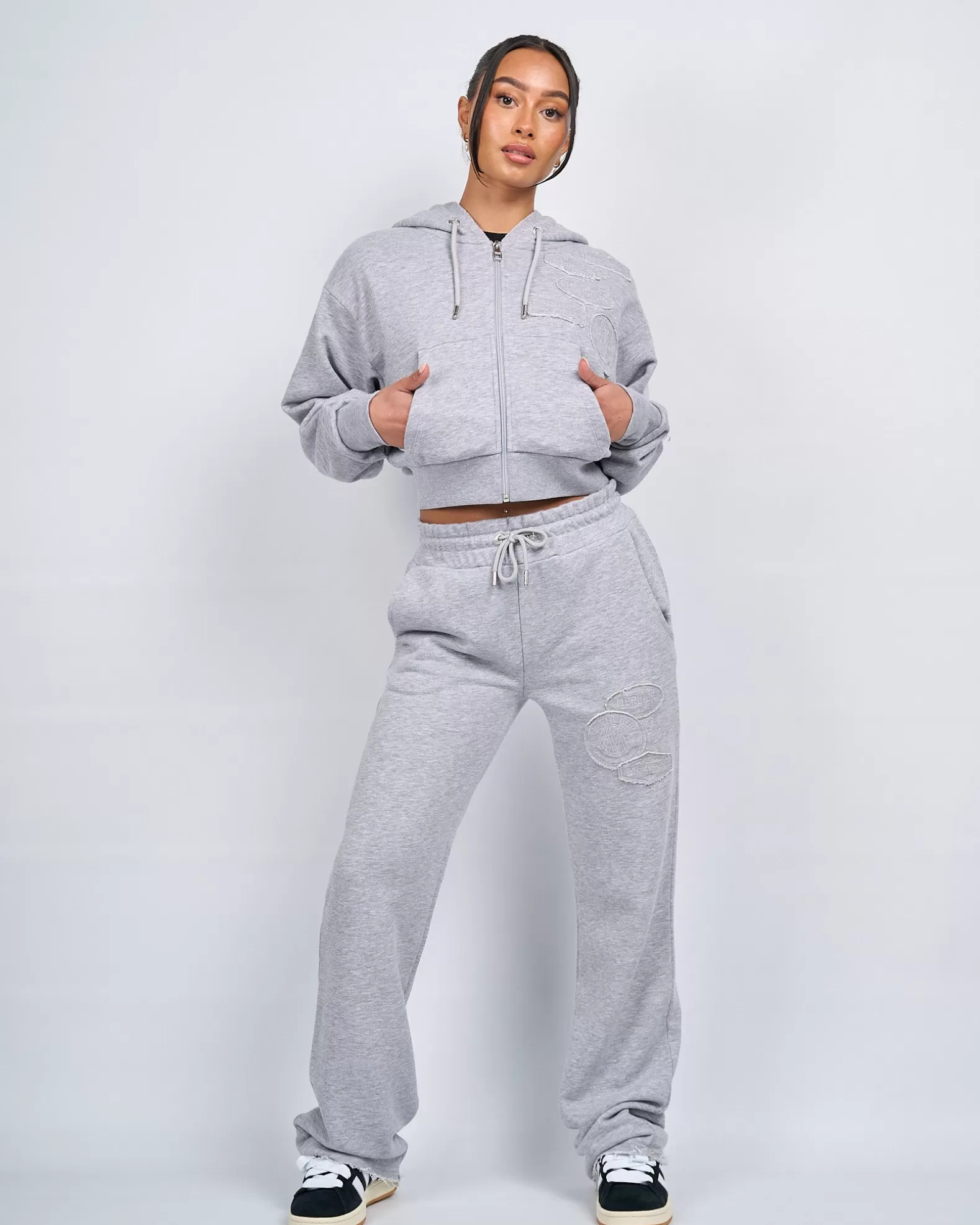womens_grey_marl_og_badge_raw_cropped_hoodie_2.webp Cheap Mercier Womens Grey Marl OG Badge Raw Cropped Hoodie