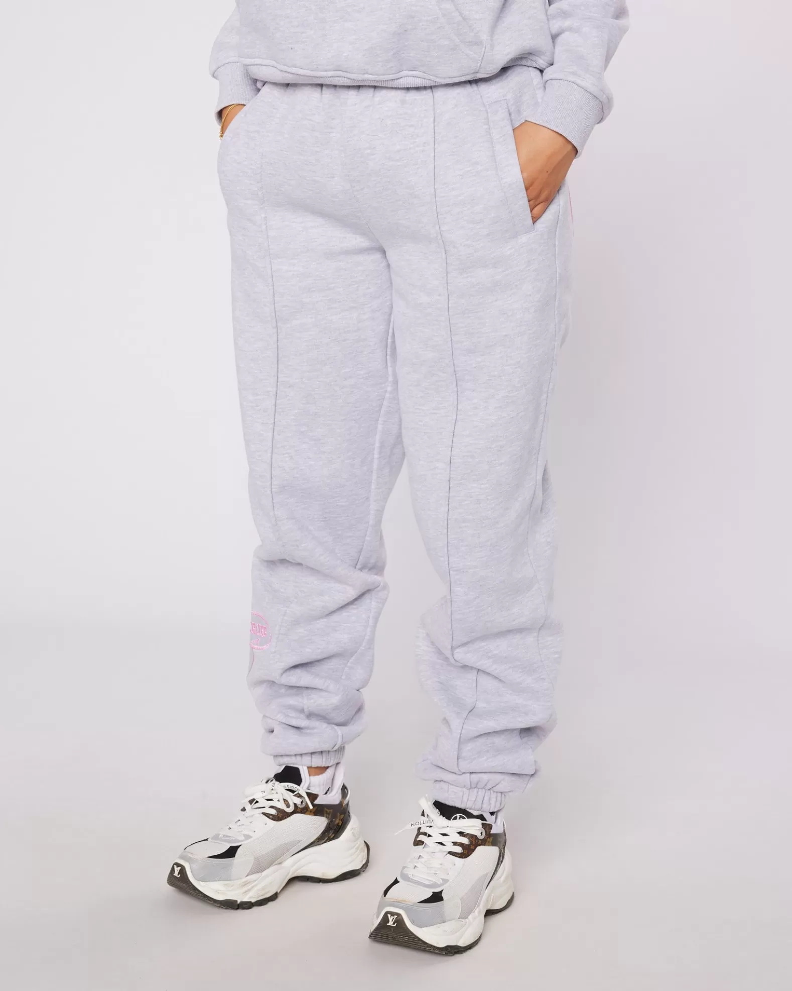 womens_grey_pink_bubble_jogger_3.webp Cheap Mercier Womens Grey Pink Bubble Jogger