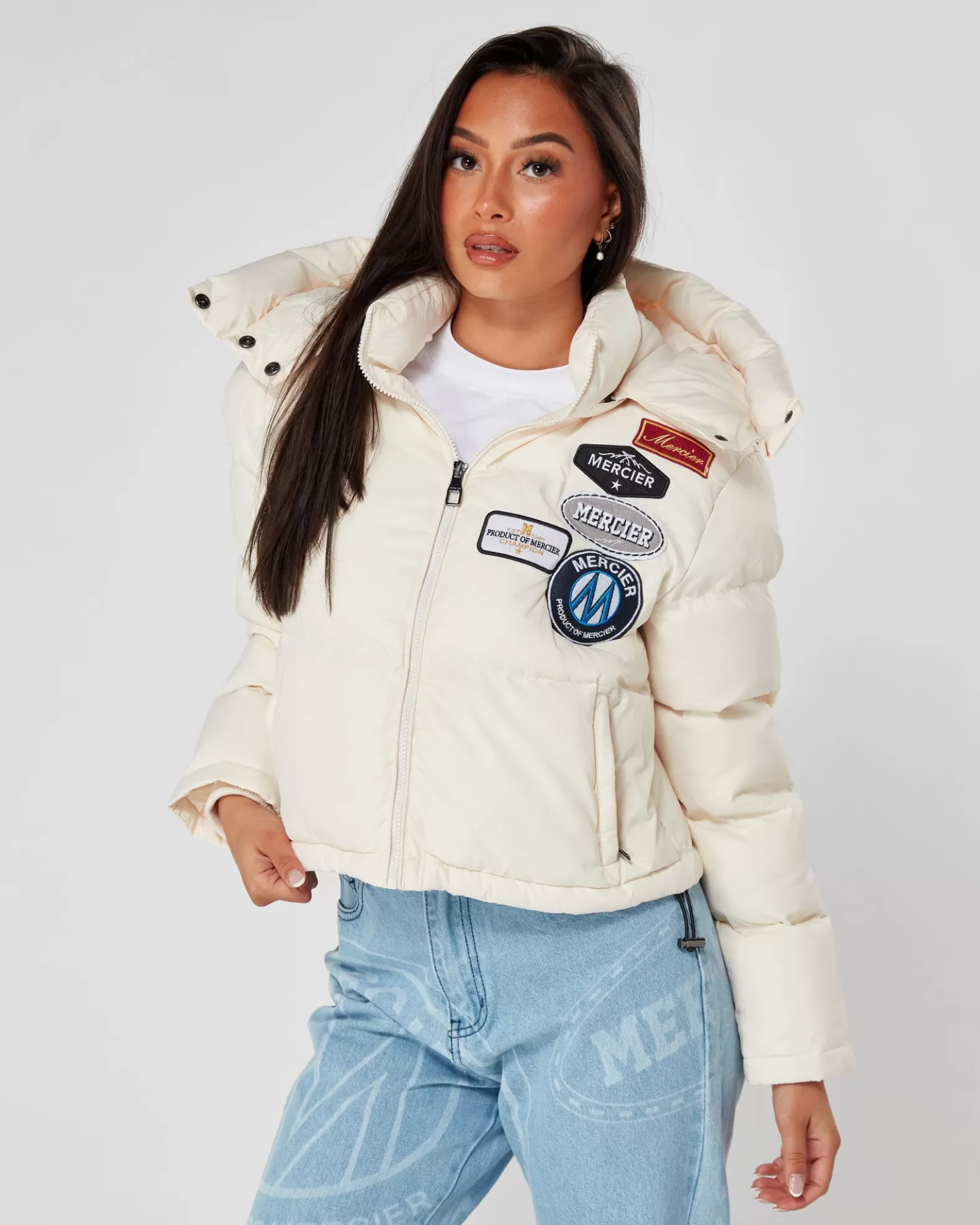 womens_mercier_almond_og_cropped_puffer_jacket_2.webp Fashion Mercier Womens Almond OG Cropped Puffer Jacket