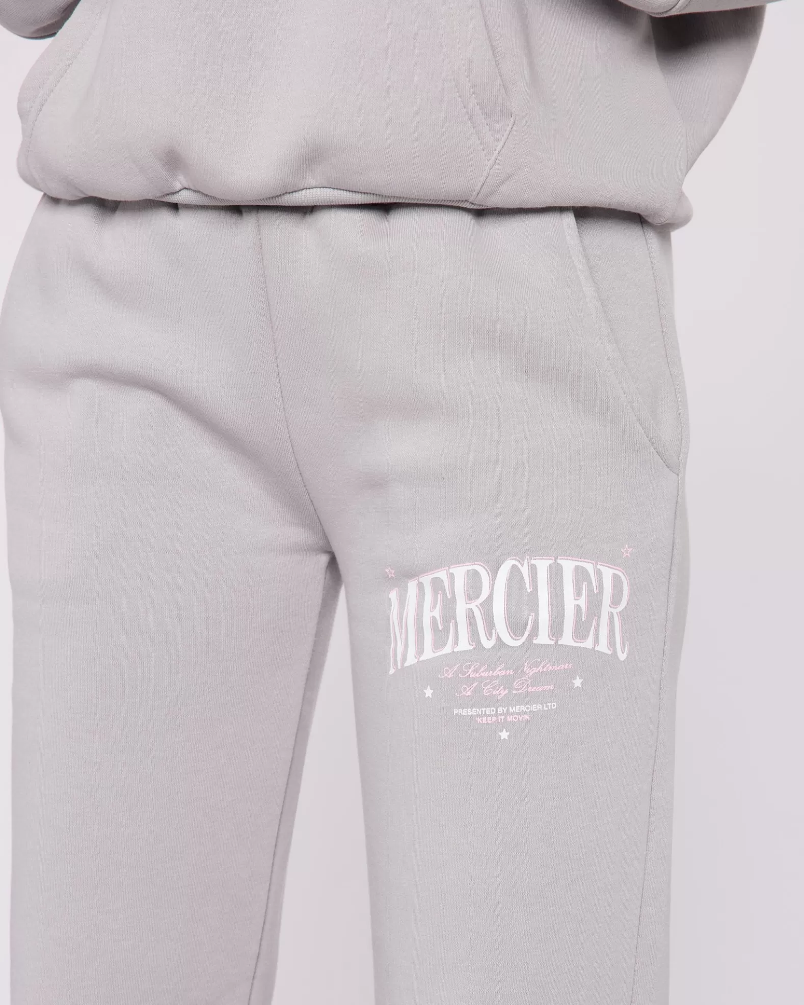 womens_pebble_grey_origins_jogger_2.webp Shop Mercier Womens Pebble Grey Origins Jogger