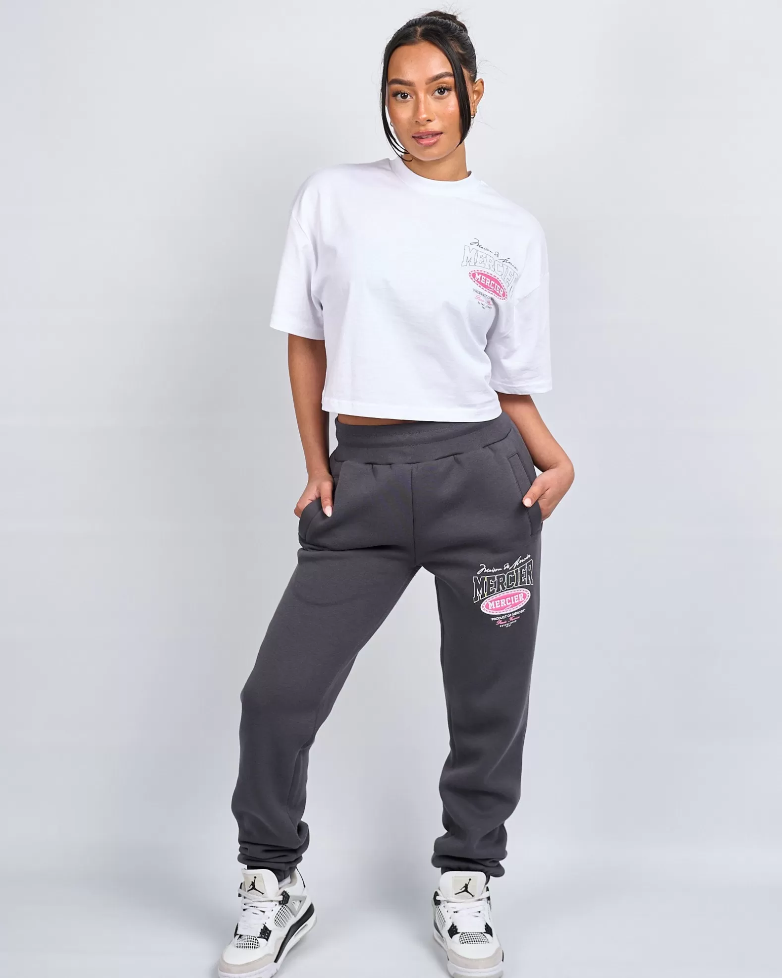 womens_white_pink_multi_tour_cropped_tshirt_2.webp Online Mercier Womens White Pink Multi Tour Cropped Tshirt